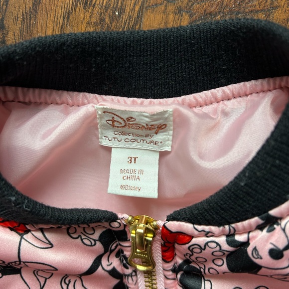 Disney Minnie Mouse Pink Bomber Jacket - Picture 3 of 3